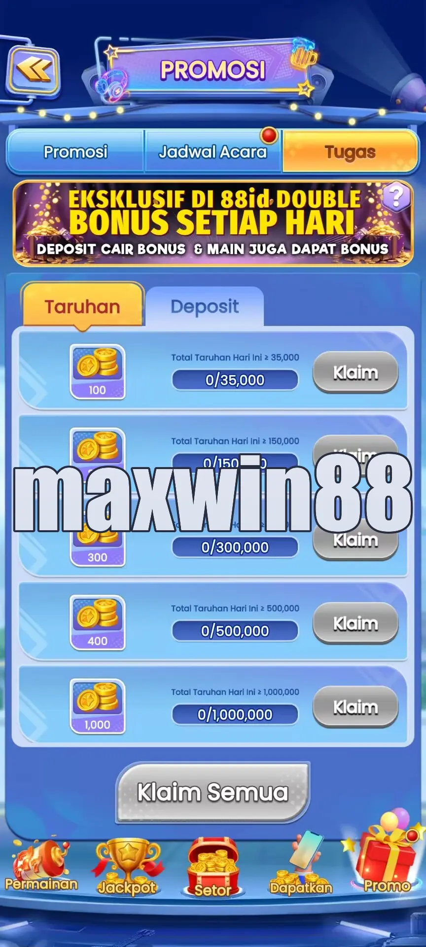 maxwin88 Tangkapan Layar - APK Resmi